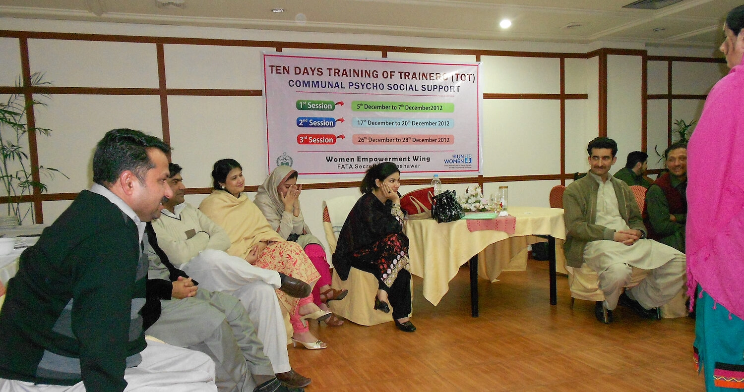 Ten Days Training of Trainers people in group